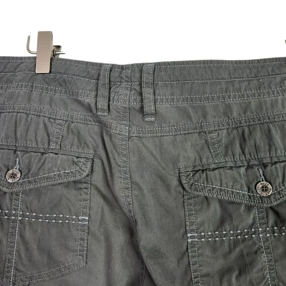 KUHL Pants Womens 14 Regular Green Convertible Hiking Roll Up Capris Pants - Picture 8 of 12